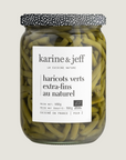 Haricots verts extra fins au naturel