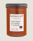 Sauce tomate aux carottes et au basilic