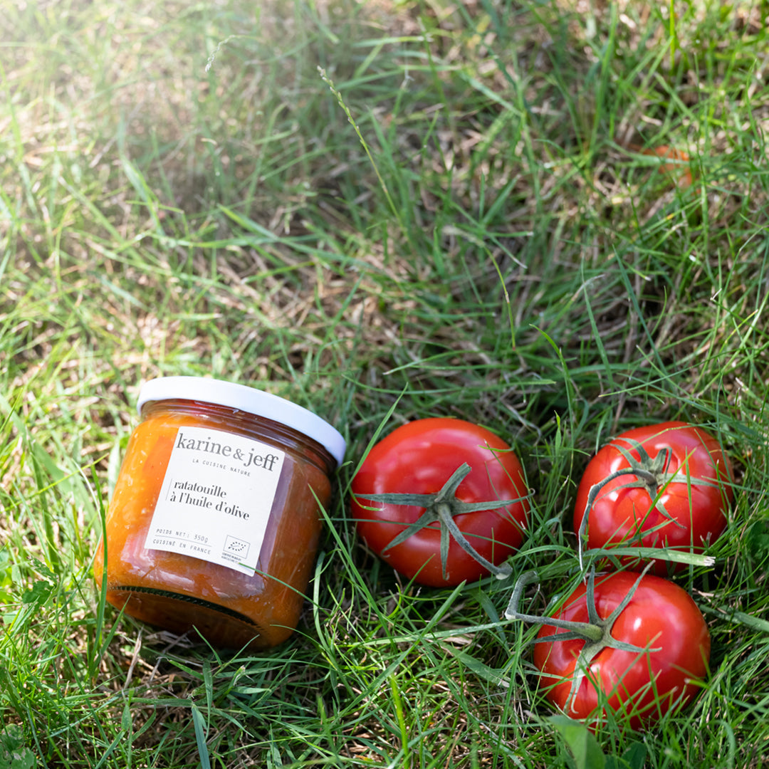 Idée recette : Flan de ratatouille à l'huile d'olive et au basilic Image