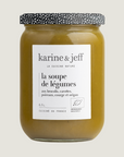 La soupe de légumes - aux brocolis, carottes, poireaux, courge et origan