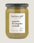 Gaspacho de courgettes et basilic