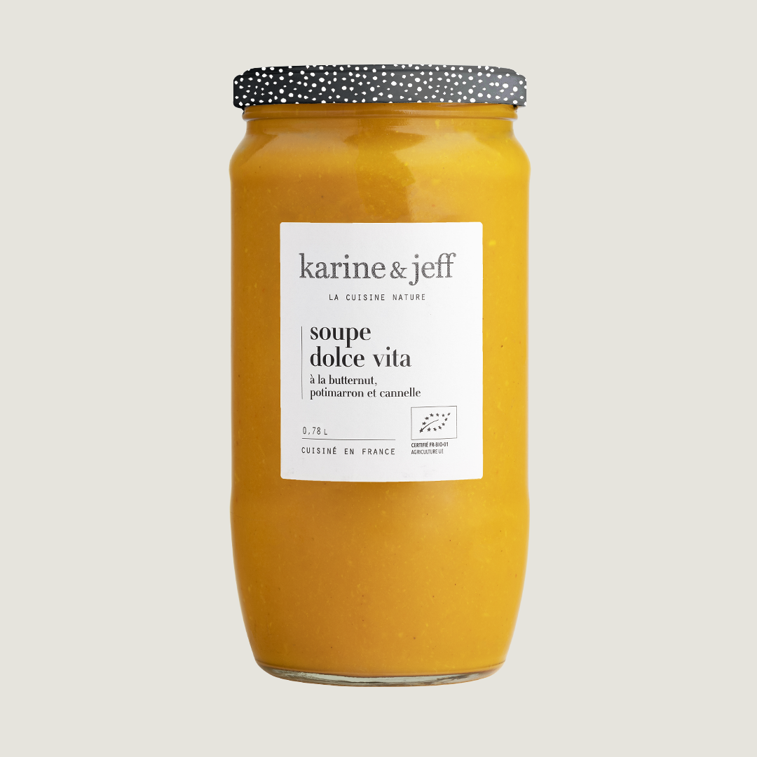 Soupe Dolce Vita - à la butternut, potimarron et cannelle