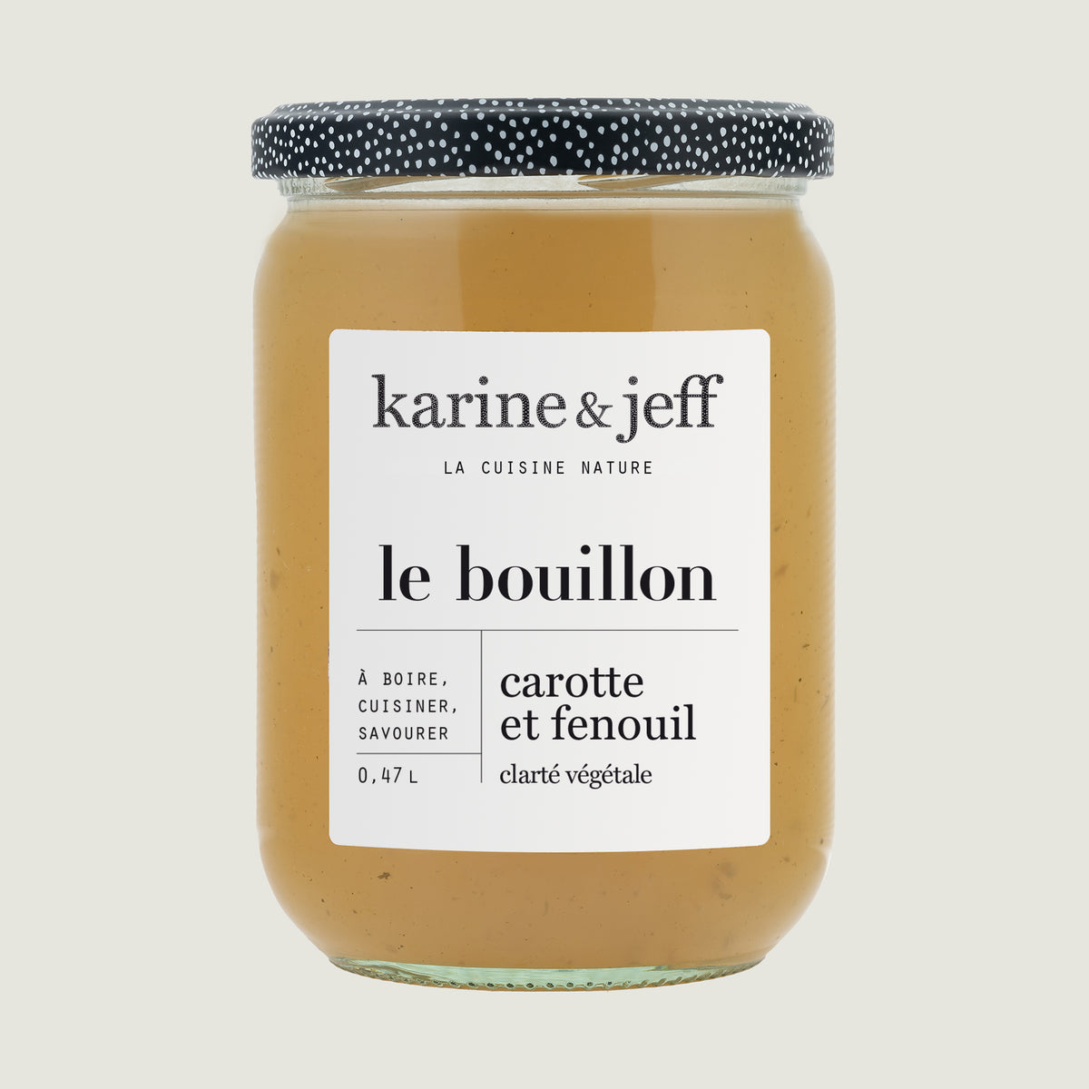 Le bouillon - carotte et fenouil
