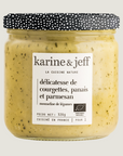 Délicatesse de courgettes, panais et crème de brebis