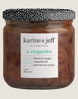Haricots rouges - compotée de poivrons au cumin