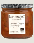 Escale à Chypre - compotée de tomates, aubergines et basilic