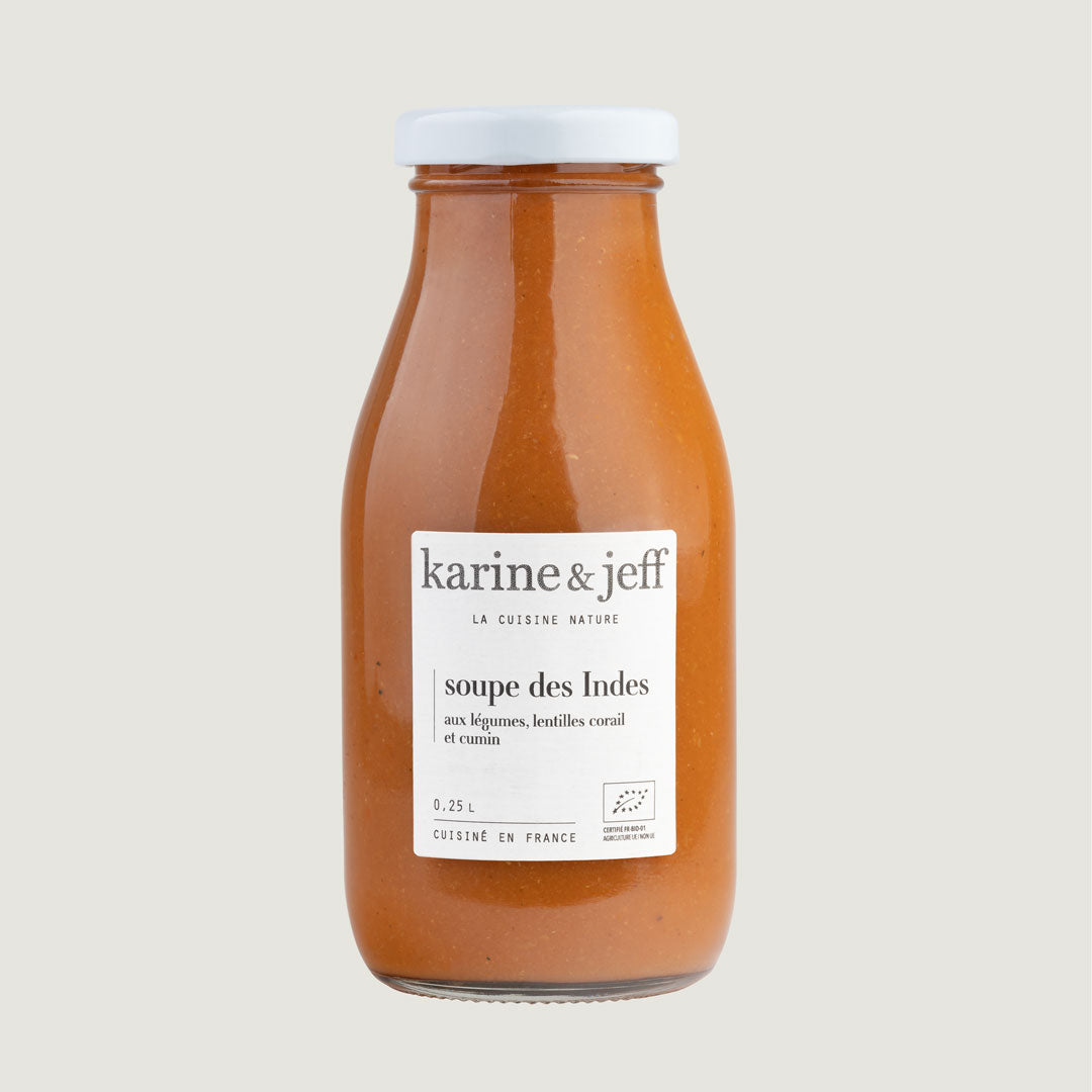 Soupe des Indes - aux légumes, lentilles corail et cumin 1/4L